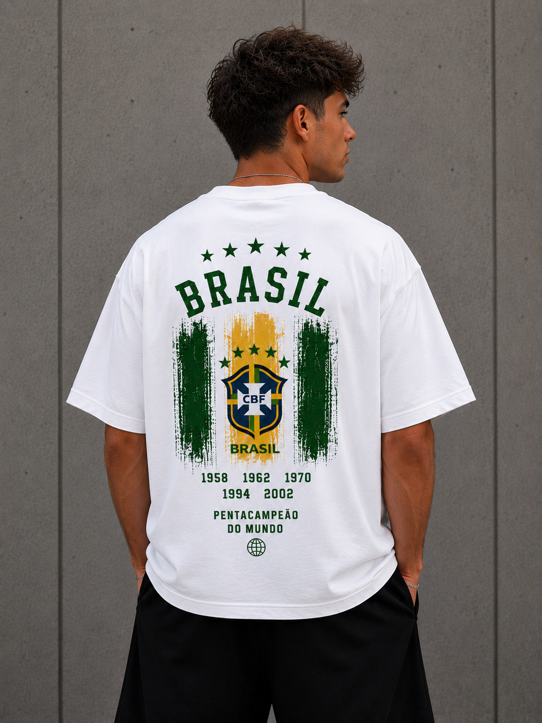 Camiseta Brasil Oversize