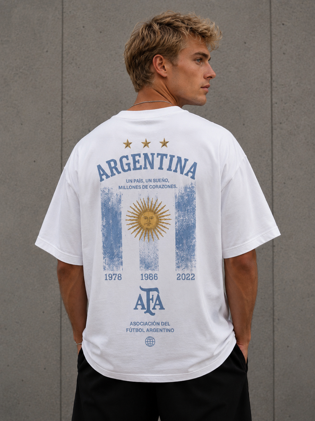 Camiseta Argentina Oversize