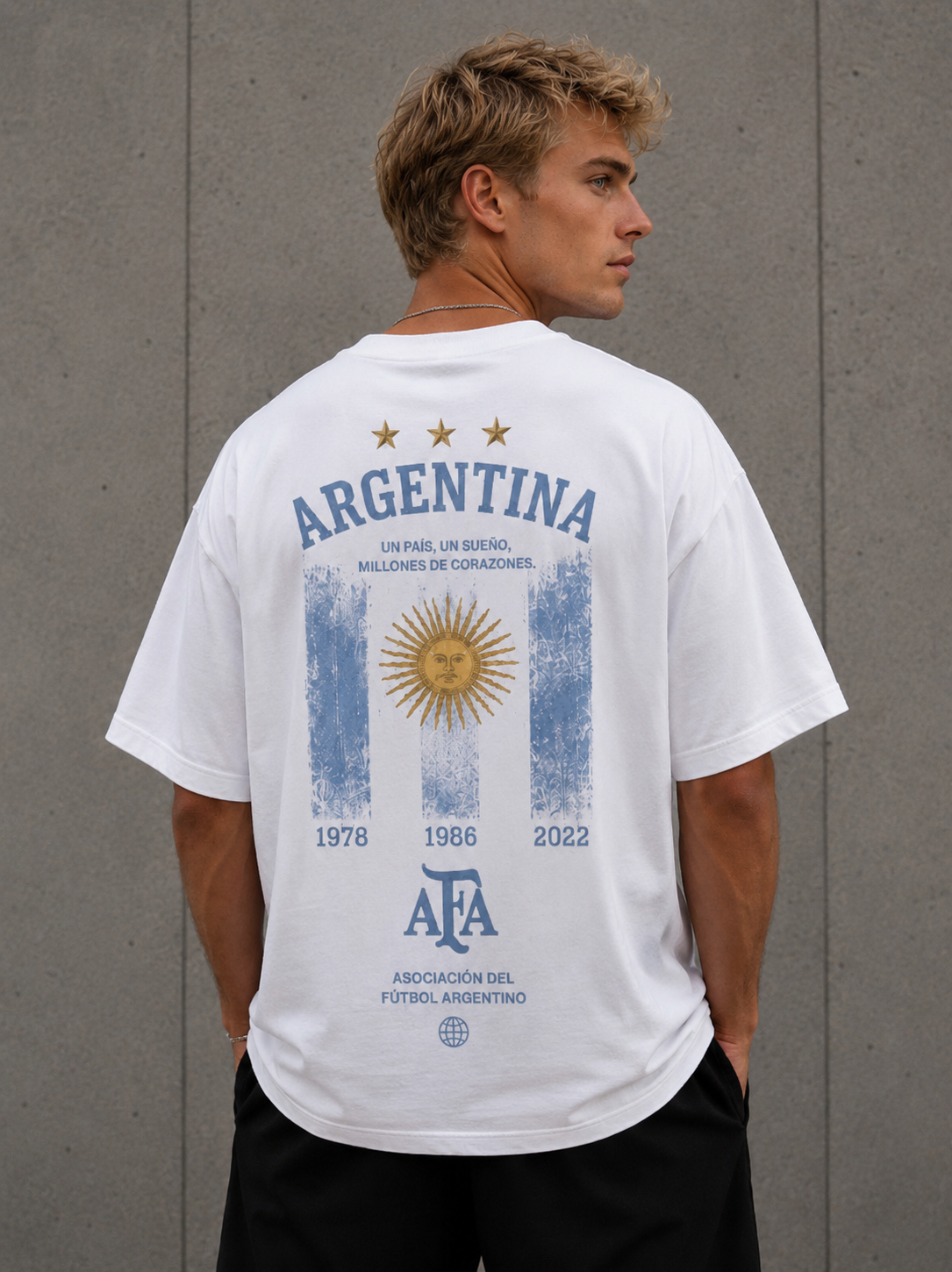 Camiseta Argentina Oversize