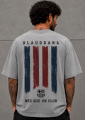 Camiseta Barça oversize retro FutCasual estilo fútbol streetwear
