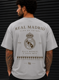 Camiseta Madrid oversize retro FutCasual estilo fútbol streetwear