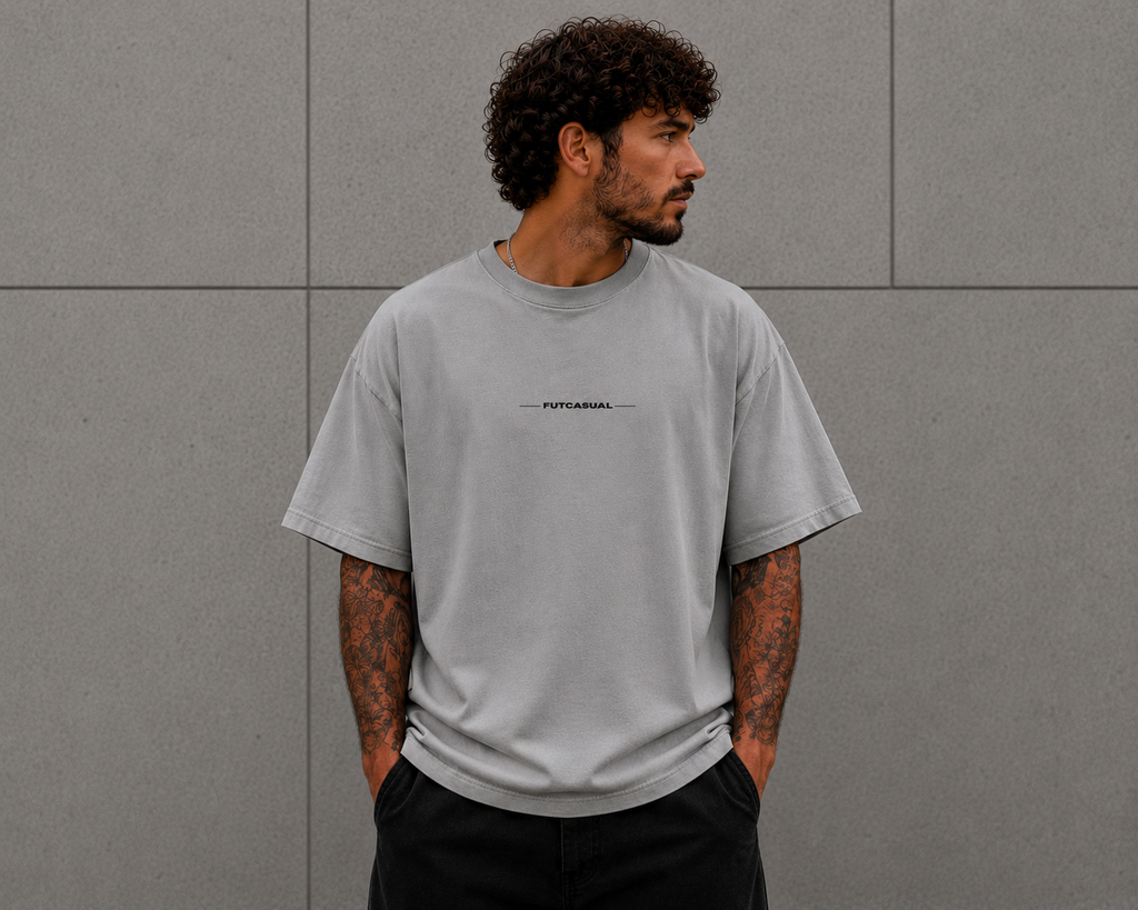 Camiseta Barça oversize retro FutCasual estilo fútbol streetwear