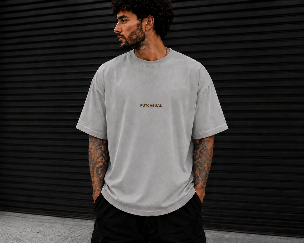 Camiseta Madrid oversize retro FutCasual estilo fútbol streetwear
