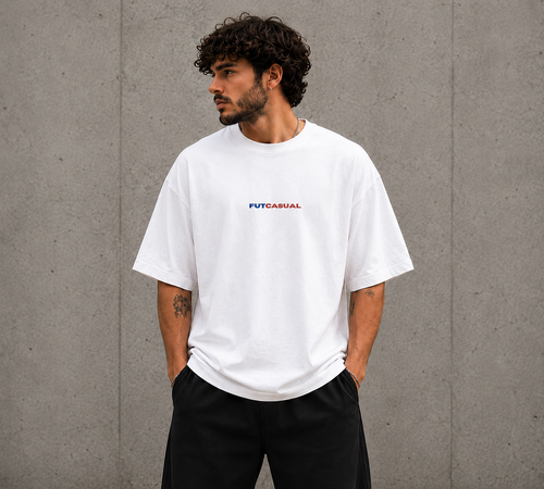 Camiseta Barça oversize retro FutCasual estilo fútbol streetwear