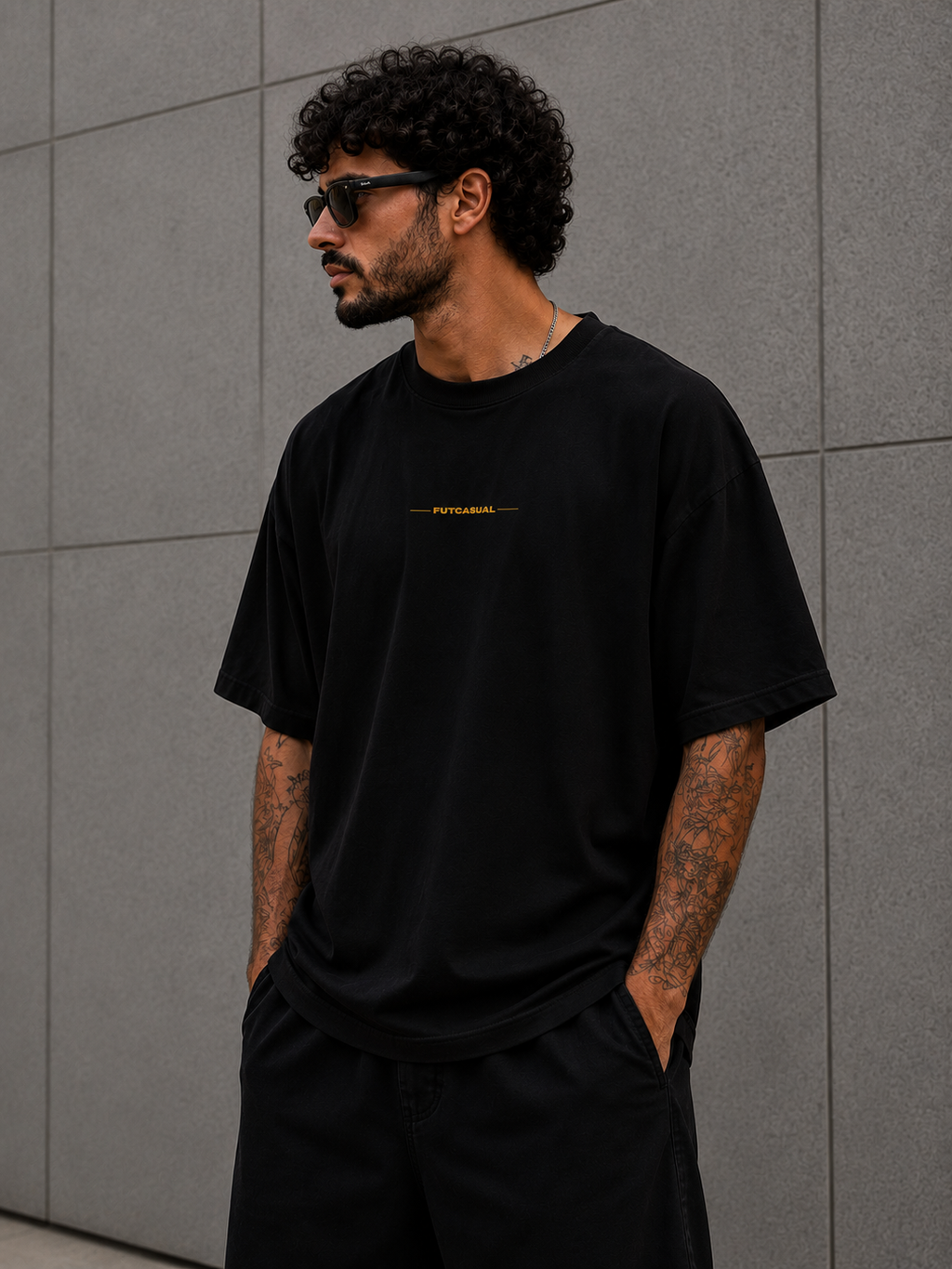 Camiseta Barça oversize retro FutCasual estilo fútbol streetwear