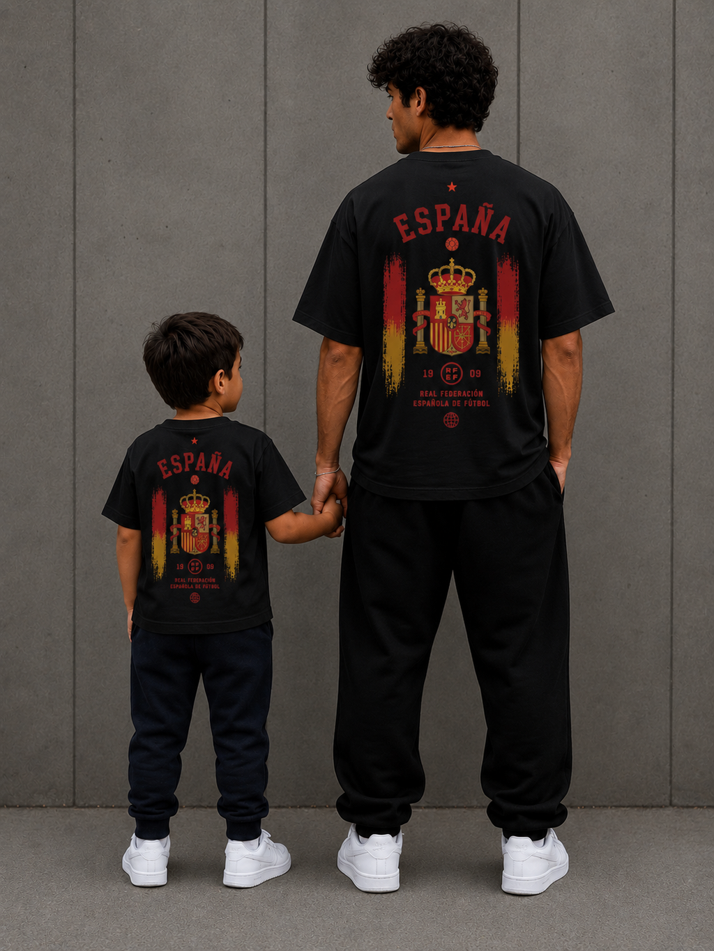 PACK Camiseta España  adulto OVERSIZE + niño/a