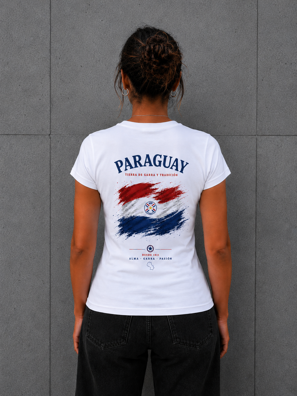 Camiseta Paraguay Oversize o RegularFit