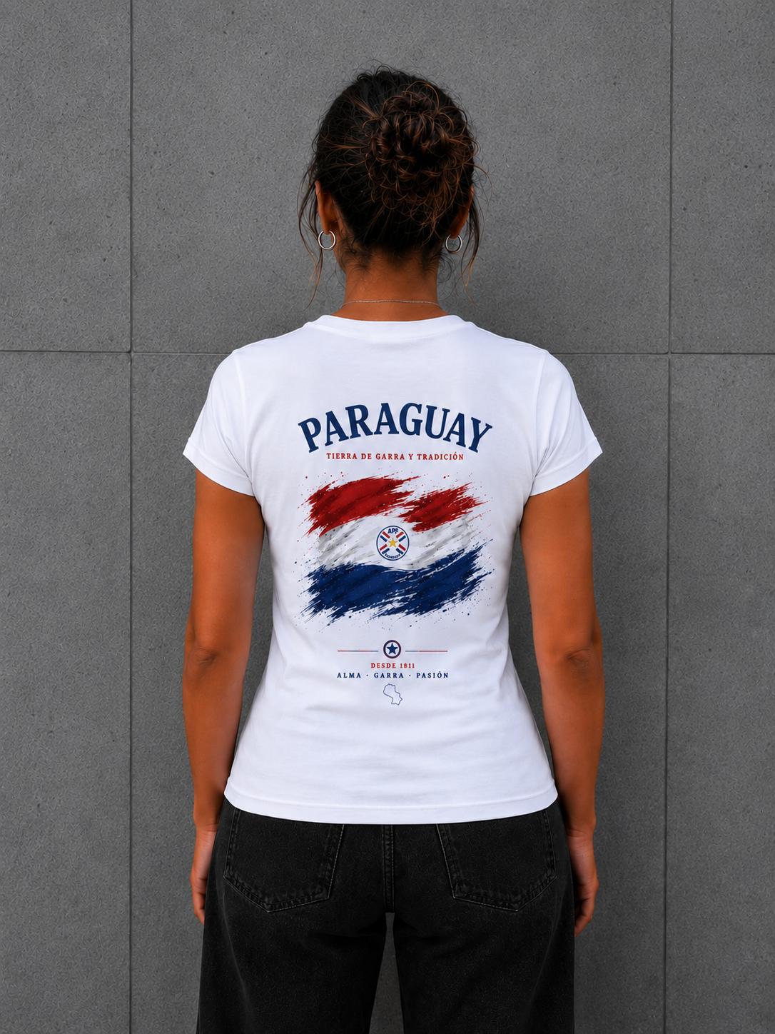 Camiseta Paraguay Oversize o RegularFit
