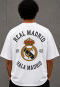 Camiseta Madrid oversize retro FutCasual estilo fútbol streetwear