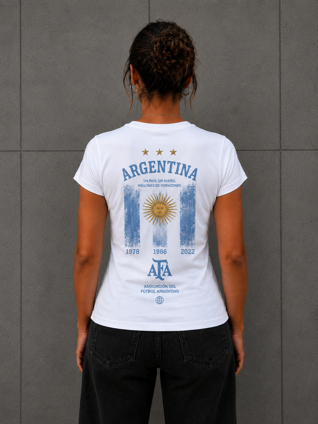 PACK Camiseta Argentina adulto + niño/a