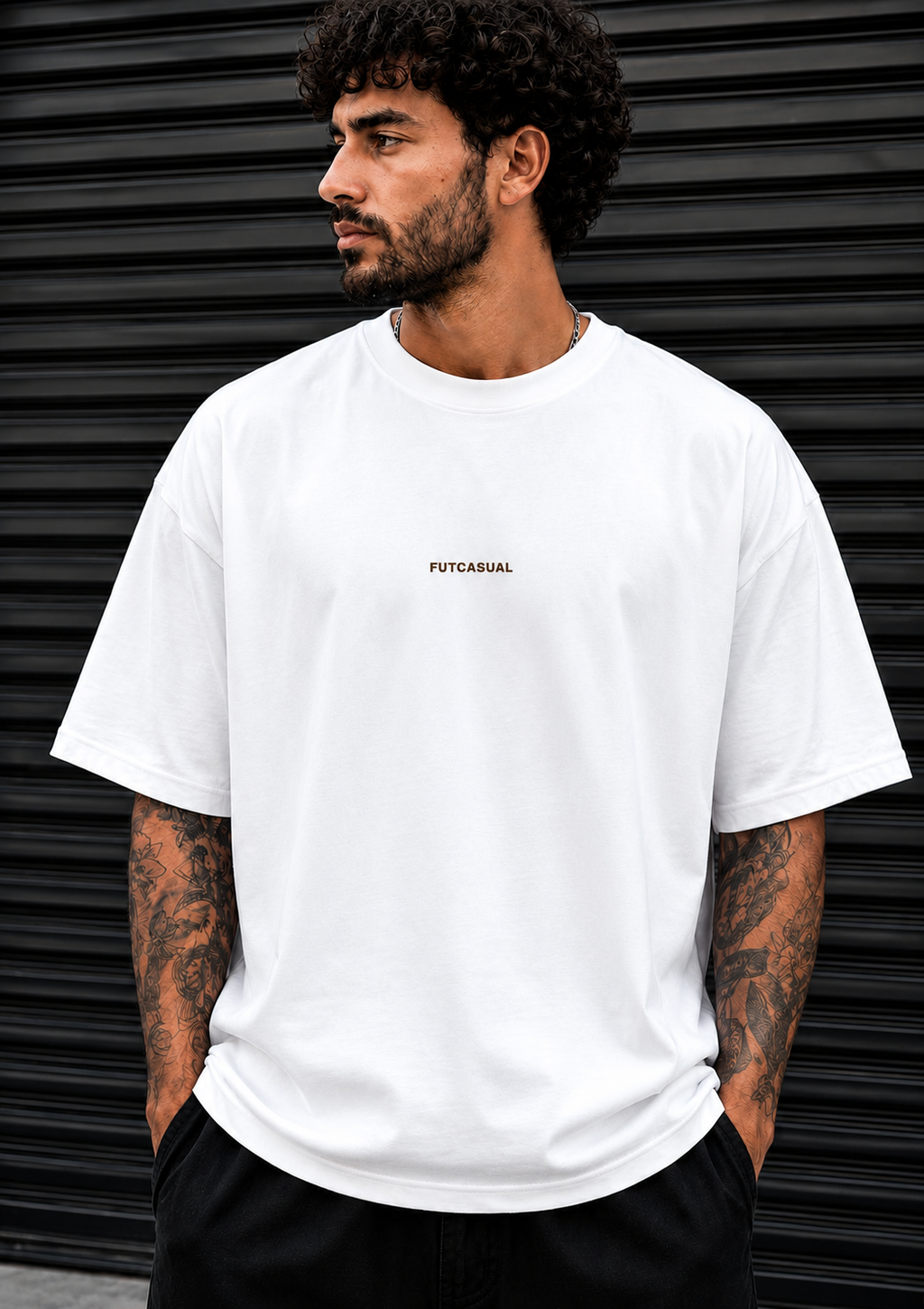 Camiseta Madrid oversize retro FutCasual estilo fútbol streetwear
