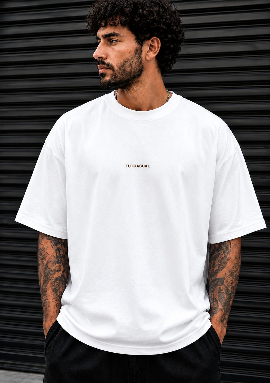 Camiseta Madrid oversize retro FutCasual estilo fútbol streetwear