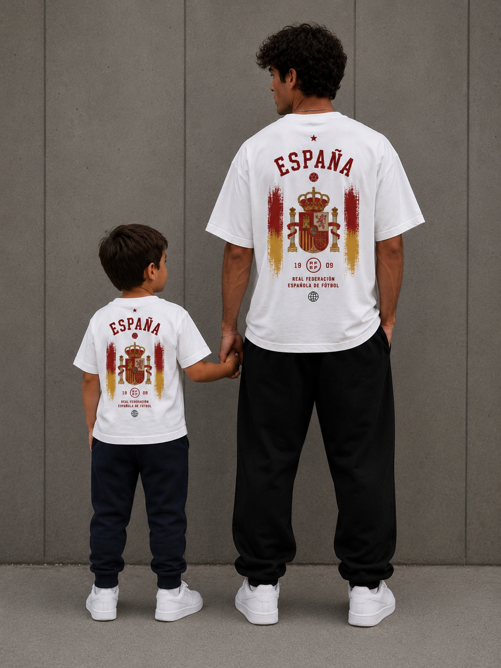 PACK Camiseta España  adulto OVERSIZE + niño/a