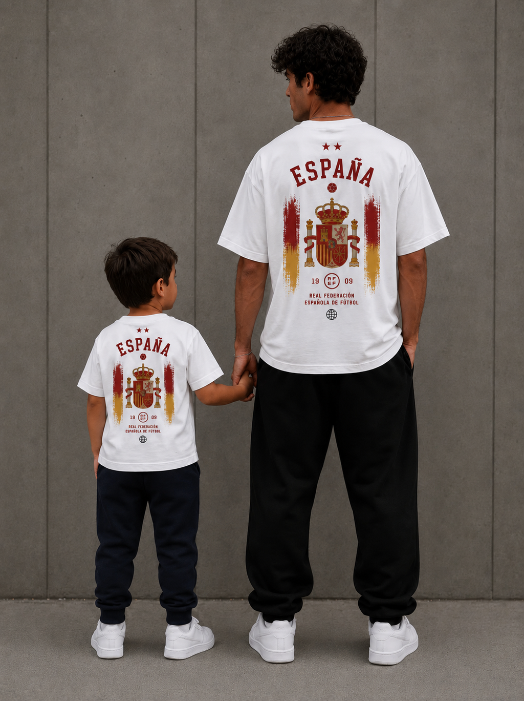 PACK Camiseta España  adulto OVERSIZE + niño/a