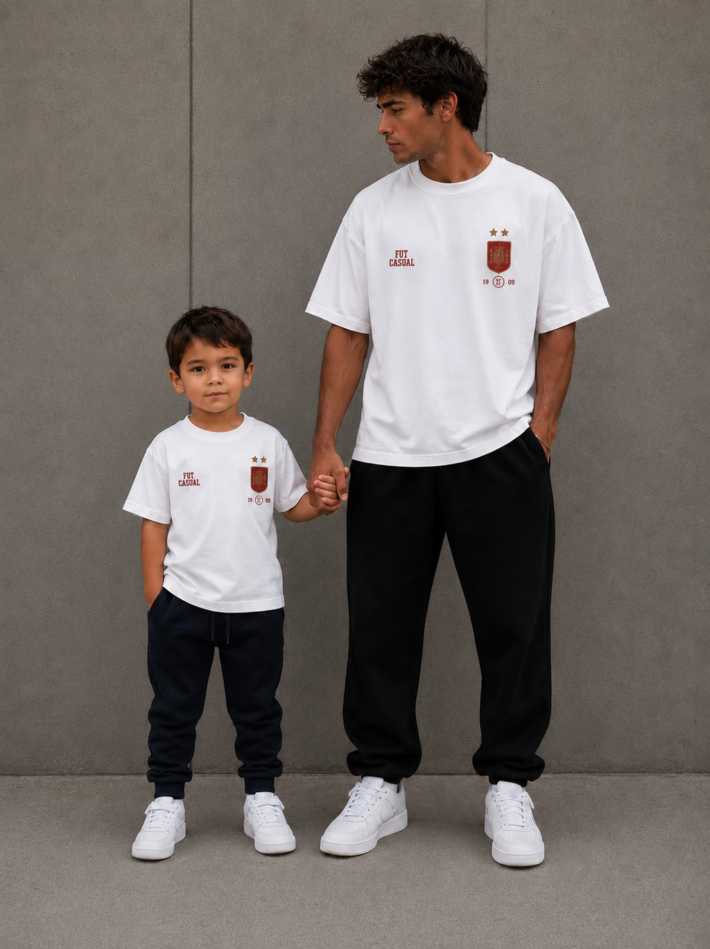 PACK Camiseta España  adulto OVERSIZE + niño/a