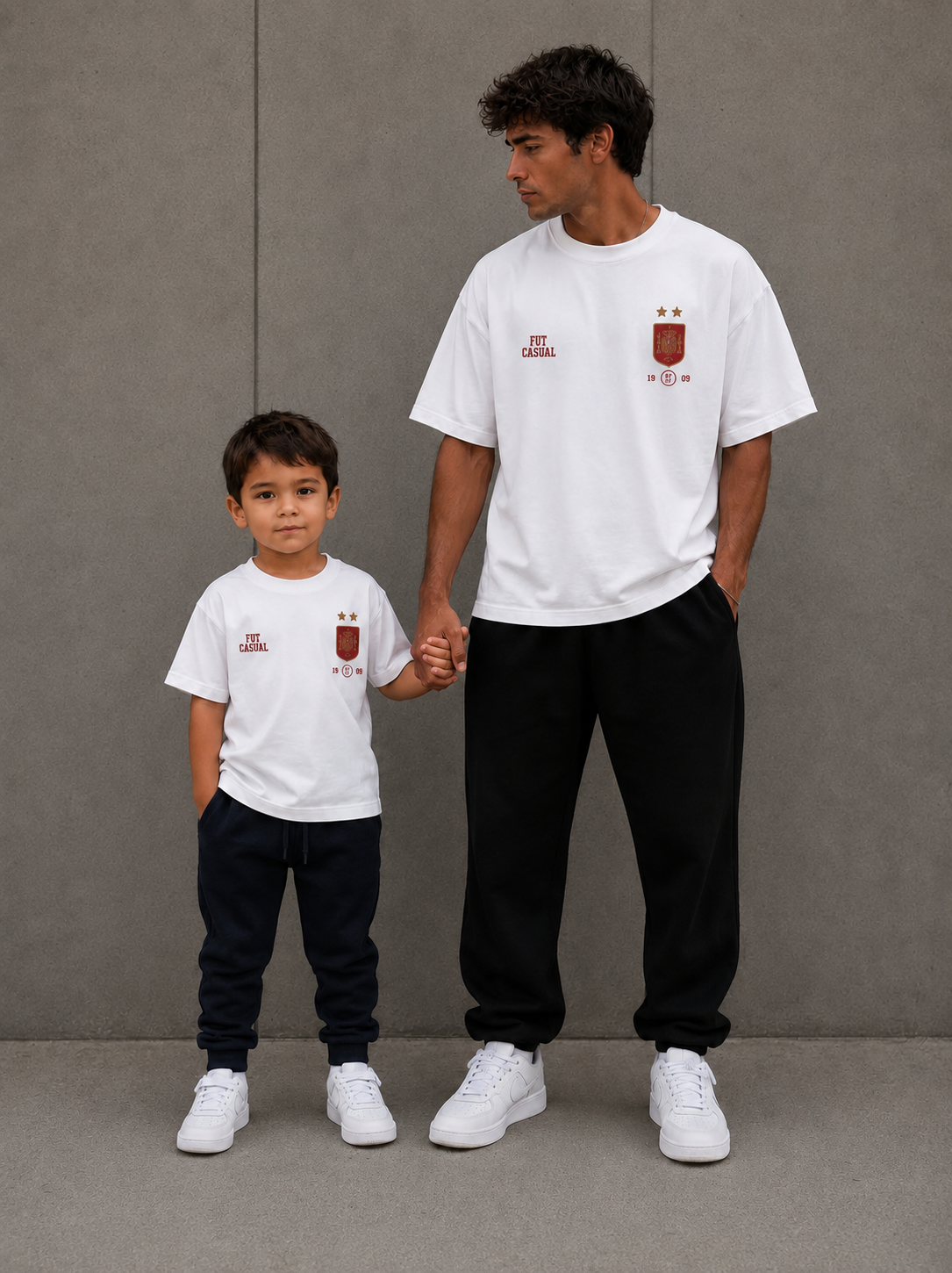 PACK Camiseta España  adulto OVERSIZE + niño/a