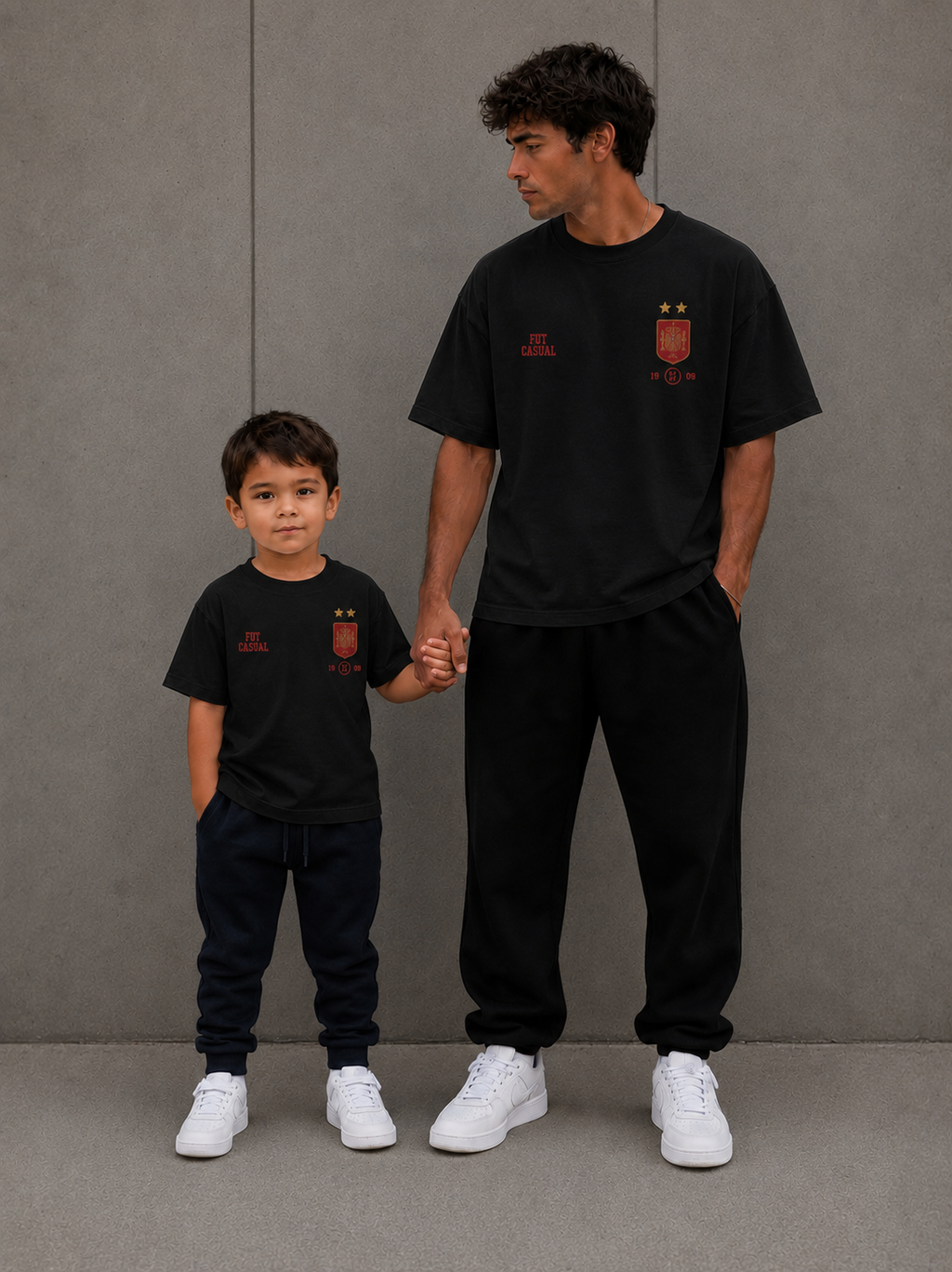 PACK Camiseta España  adulto OVERSIZE + niño/a