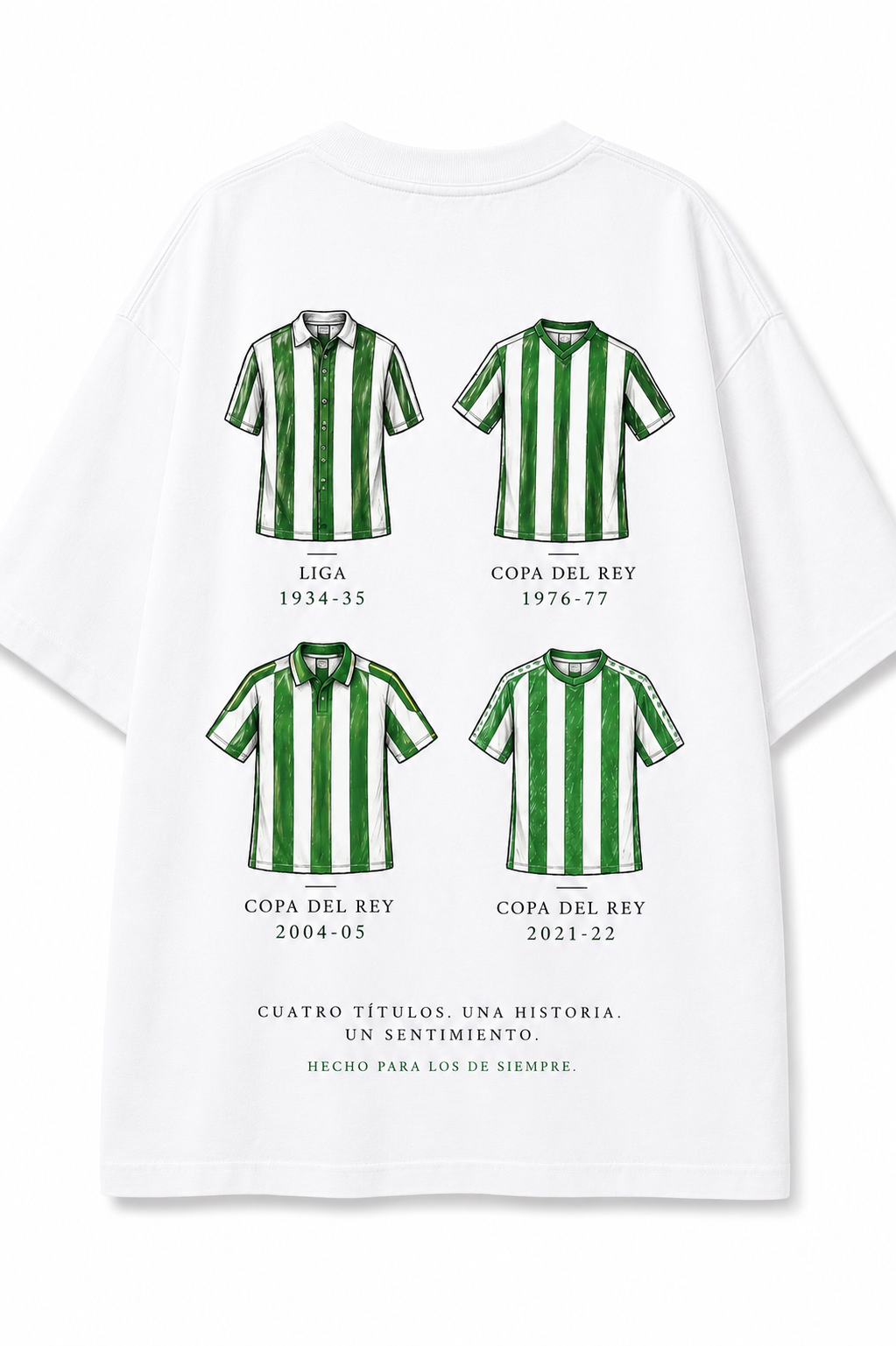 Camiseta Cuatro títulos