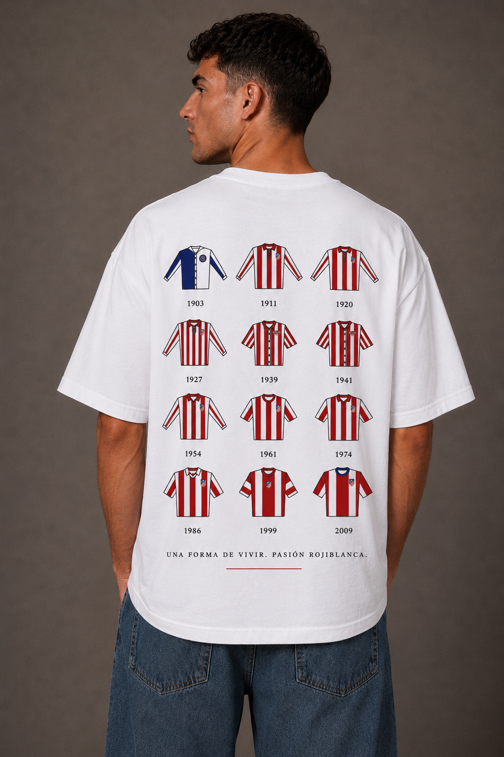 Camiseta Camisetas Rojiblancas