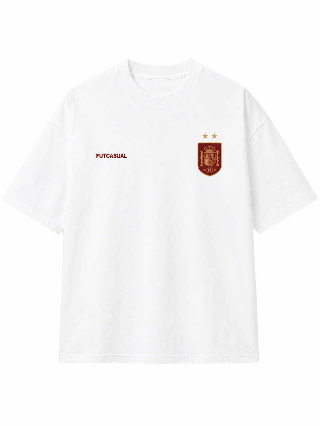 Camiseta Oversize Campeones del Mundo - España Blanca