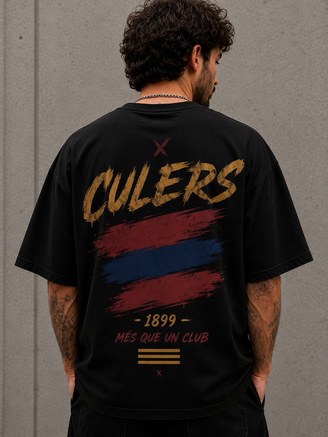 Camiseta "Culers Gold Edition" Oversize