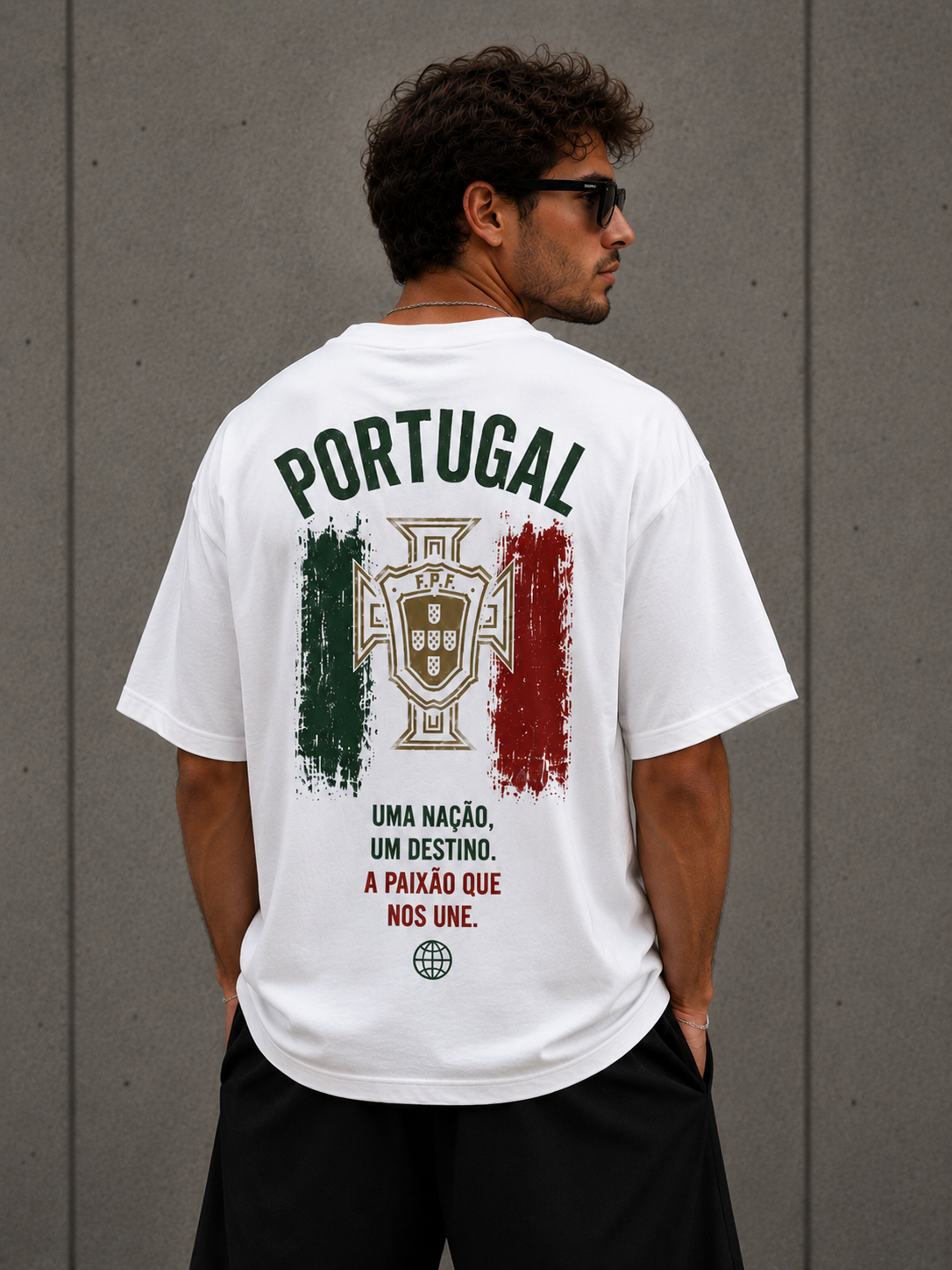 Camiseta Portugal Oversize