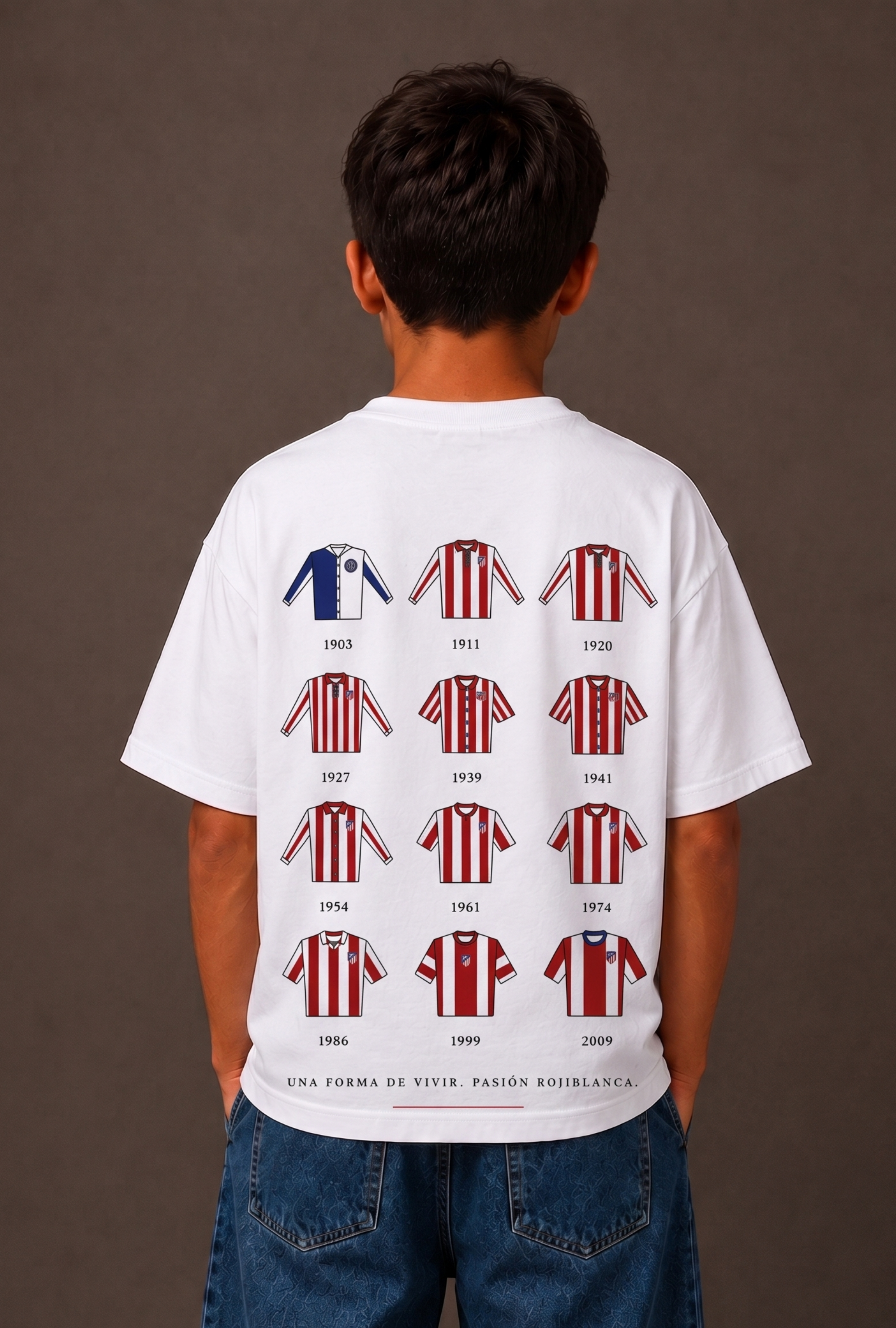 Camiseta Camisetas Rojiblancas