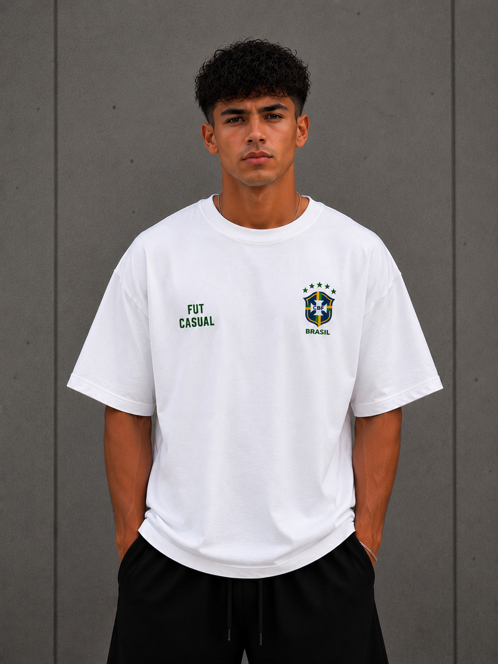 Camiseta Brasil Oversize