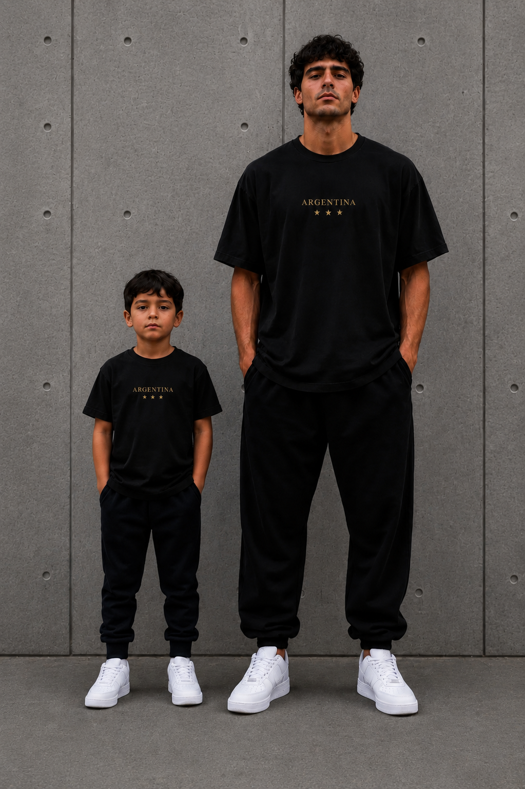 PACK Camiseta Argentina Último Baile adulto + niño/a