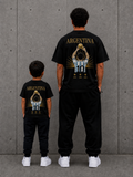 PACK Camiseta Argentina Último Baile adulto + niño/a